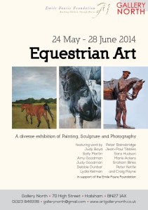Gallery North Equestrian Art flyer