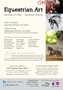 Gallery North Equestrian Art flyer2